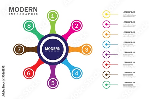 Modern infographic