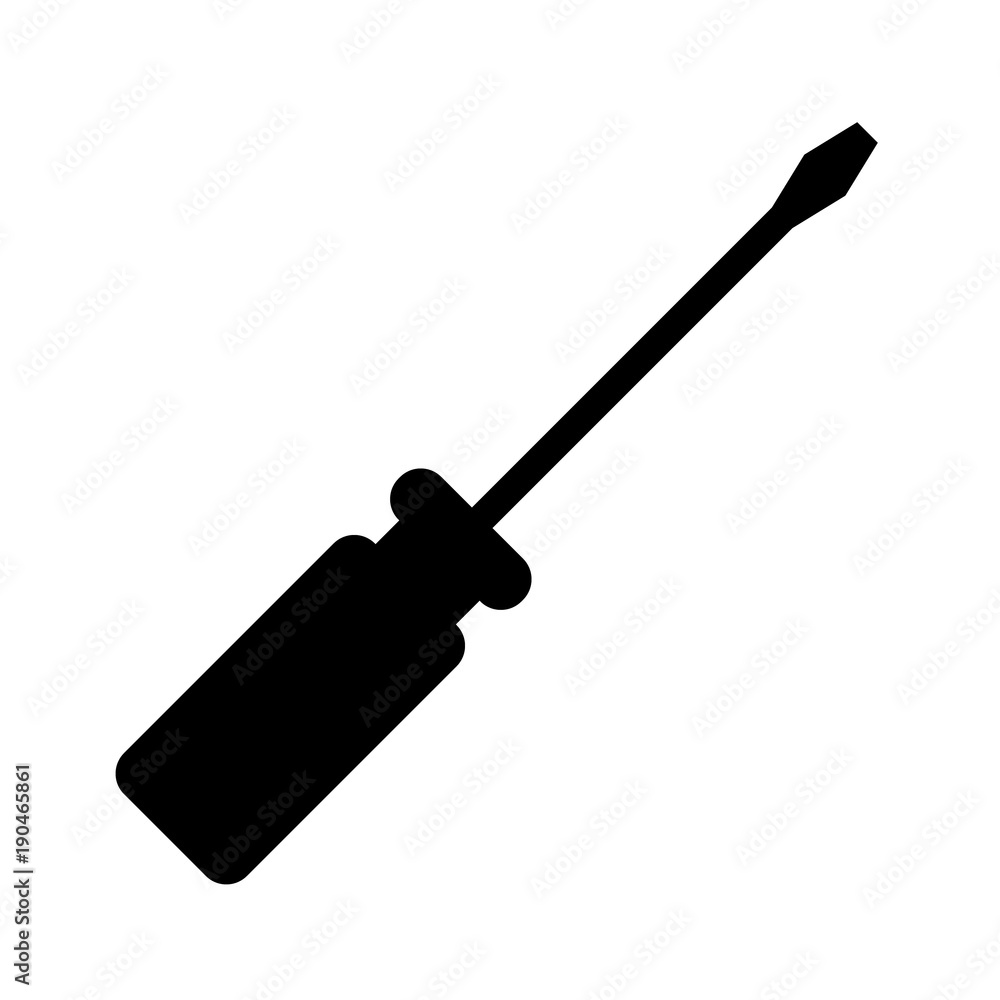 screwdriver icon. service tool screwdriver icon. service tool