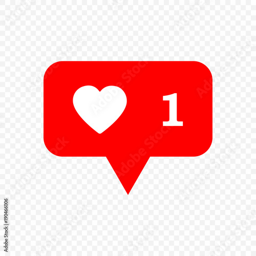 LIKE vector icon