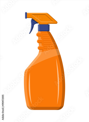 Bottle with liquid detergent