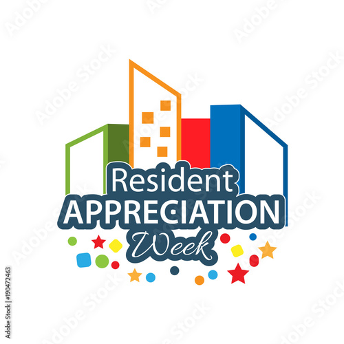Resident Appreciation Week vector