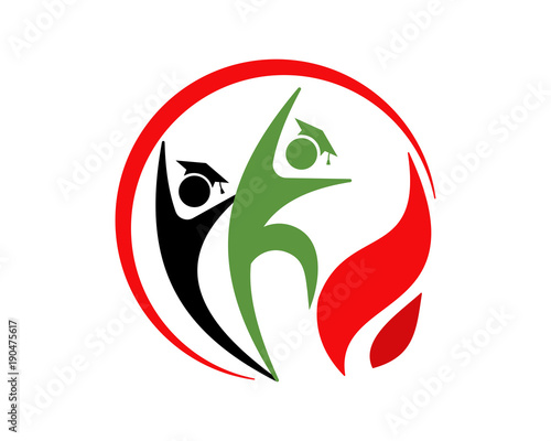 education academic figure image vector icon logo symbol