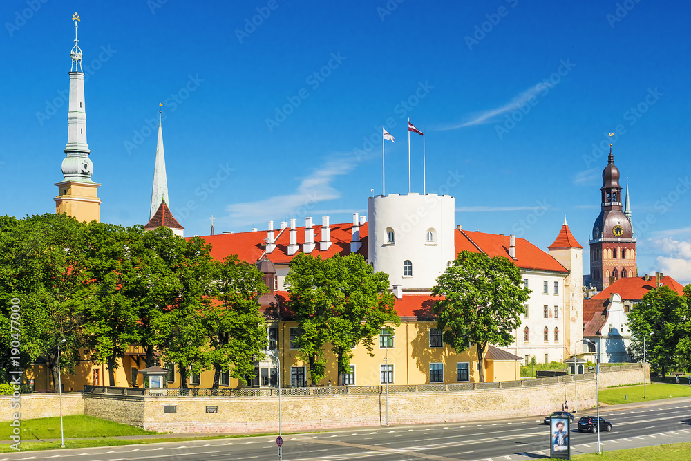 Obraz premium Riga Castle, Latvia