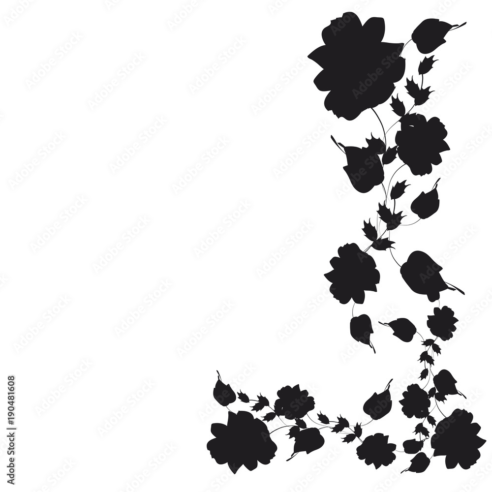 Naklejka premium beautiful flowers