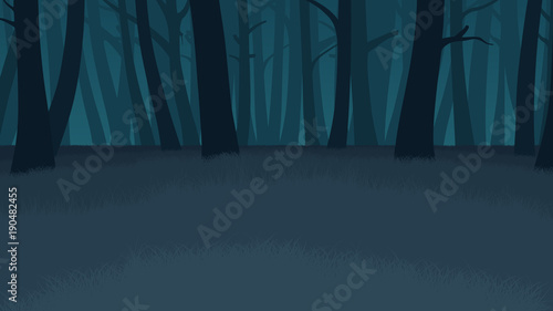 forest landscape illustration