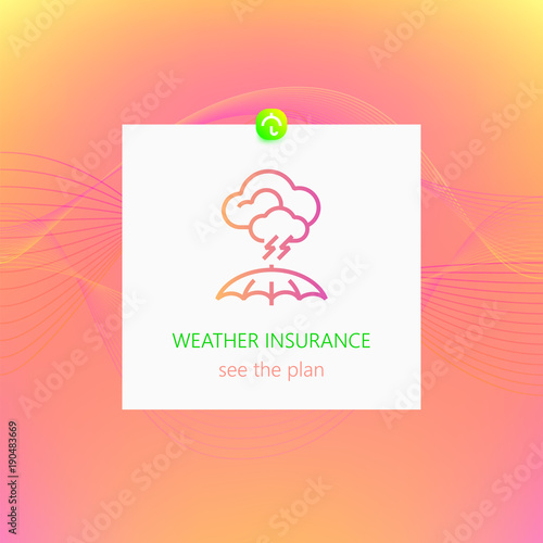 Weather insurance design