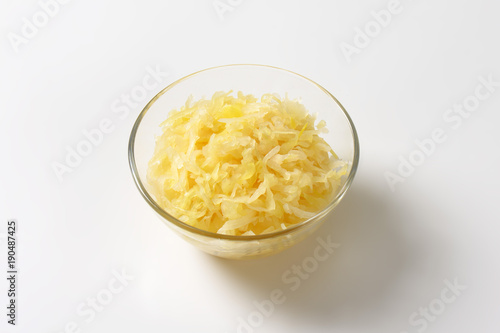 Bowl of sauerkraut
