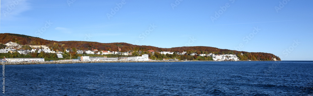 Insel Rügen, Sassnitz, Panorama vom Schiff Insel Rügen, Sassnitz, Panorama vom Schiff