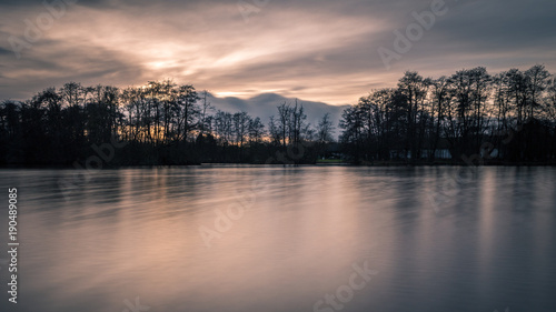 Sunset at a quiet little lake