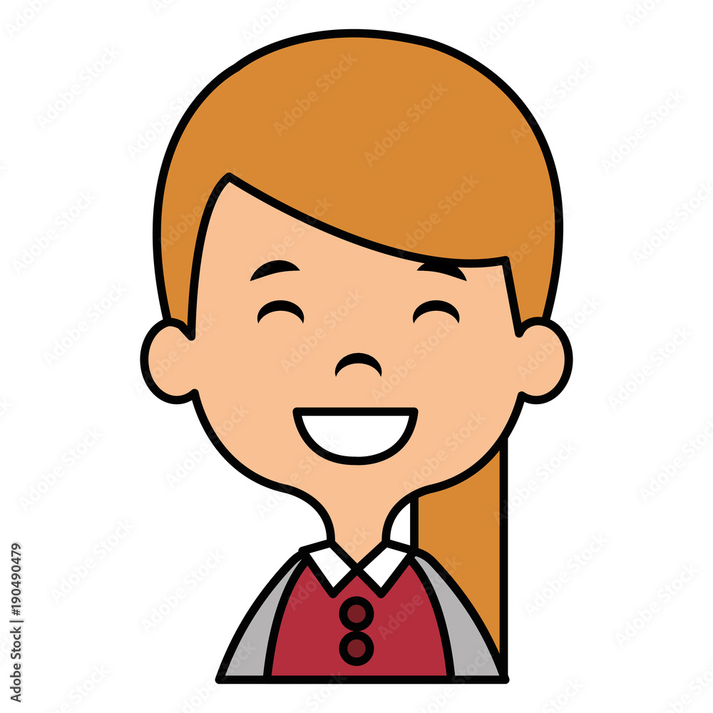 cute and little girl vector illustration design cute and little girl vector illustration design