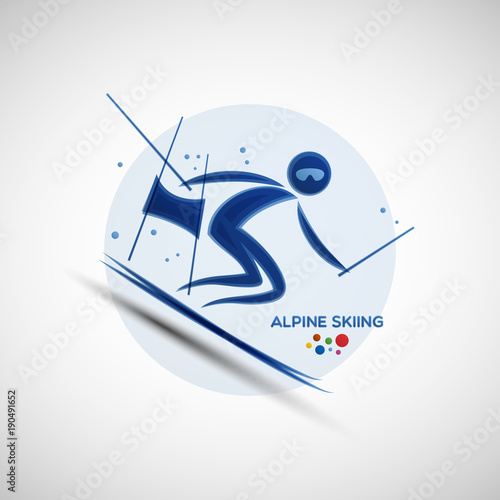 Alpine Skiing championship banner