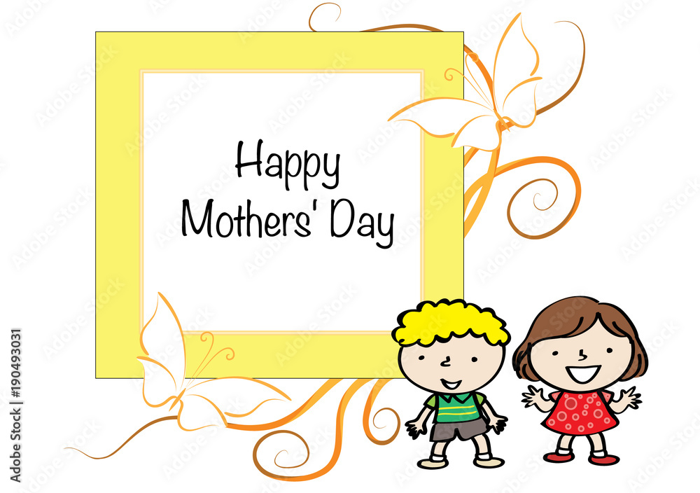 Fototapeta premium happy mothers day card