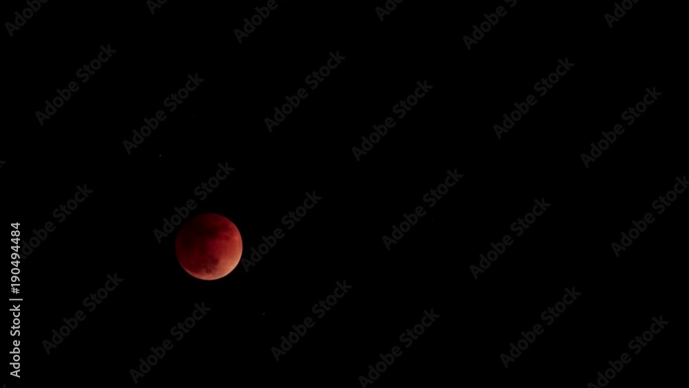 Lunar Eclipse 2018. View from the territory of Western Siberia. January 31, 2018. The big red moon in the black sky. Lunar Eclipse 2018. View from the territory of Western Siberia. January 31, 2018. The big red moon in the black sky.