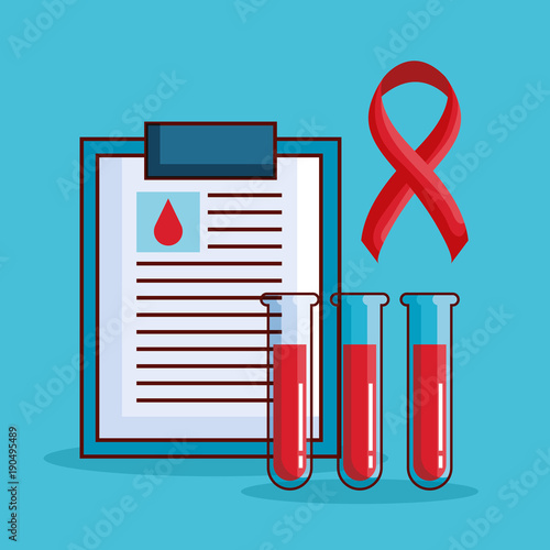 world hemophilia day set icons vector illustration design