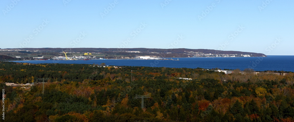 Obraz premium Insel Rügen, Prora, Mikran, Sassnitz, jasmund