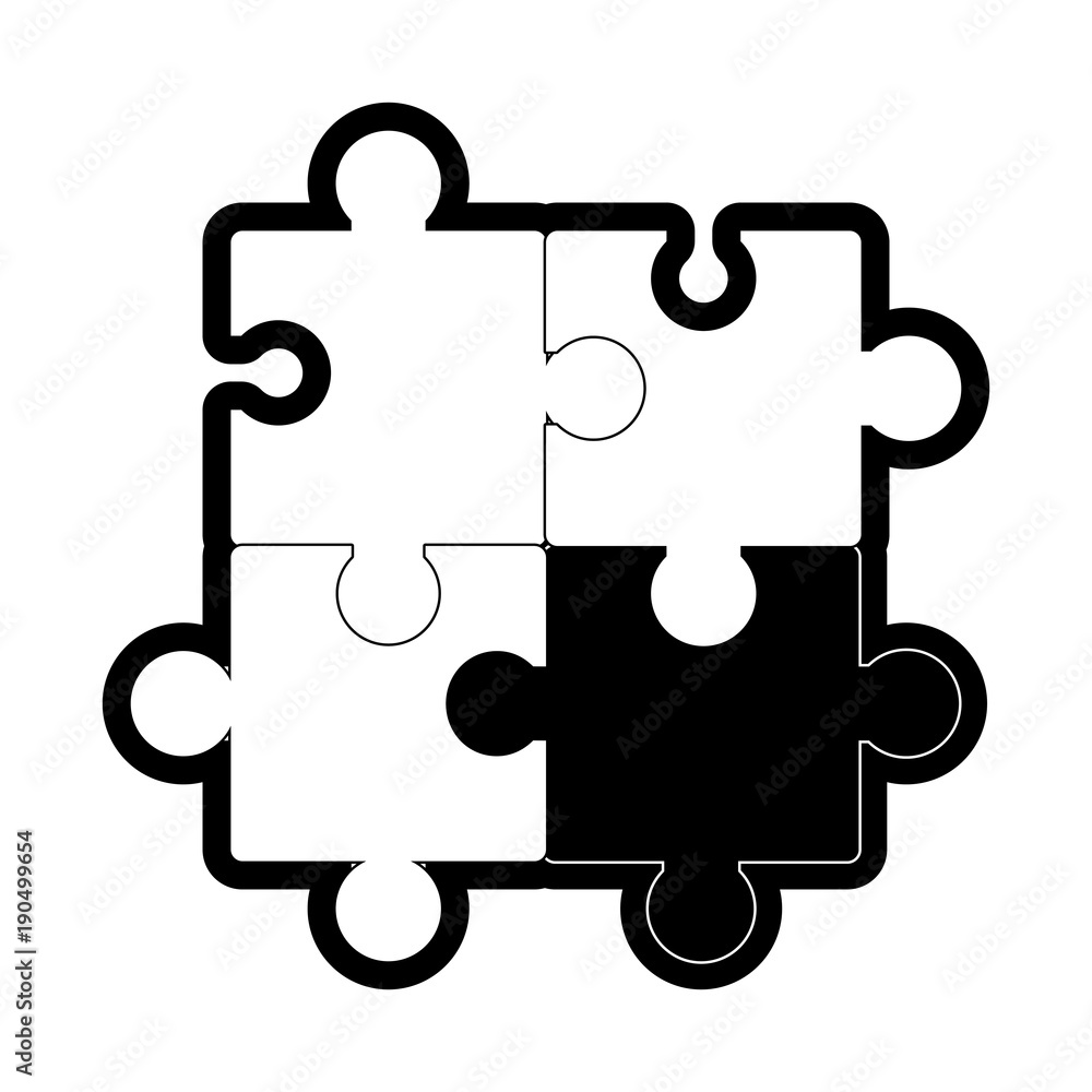 puzzles pieces icon puzzles pieces icon