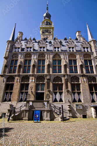 historisches Rathaus in Veere, Zeeland photo