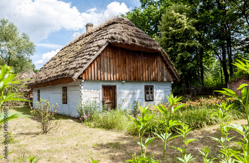 rural old wooden house