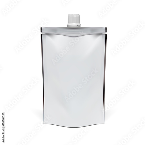 Single Blank Drink Pouch Bag Pack with Spout