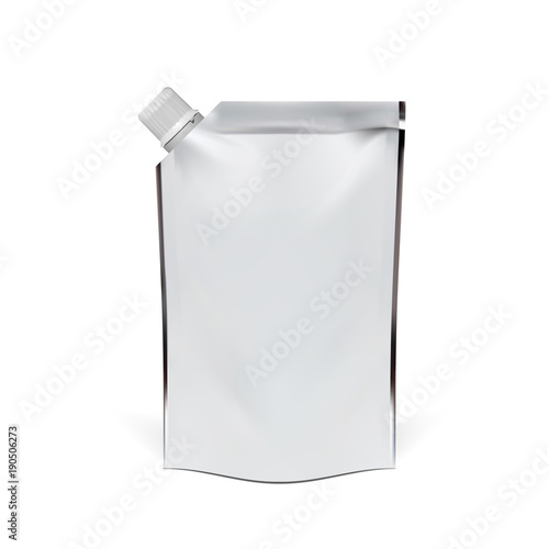 Single Blank Foil Drink Pouch Bag Pack with Spout