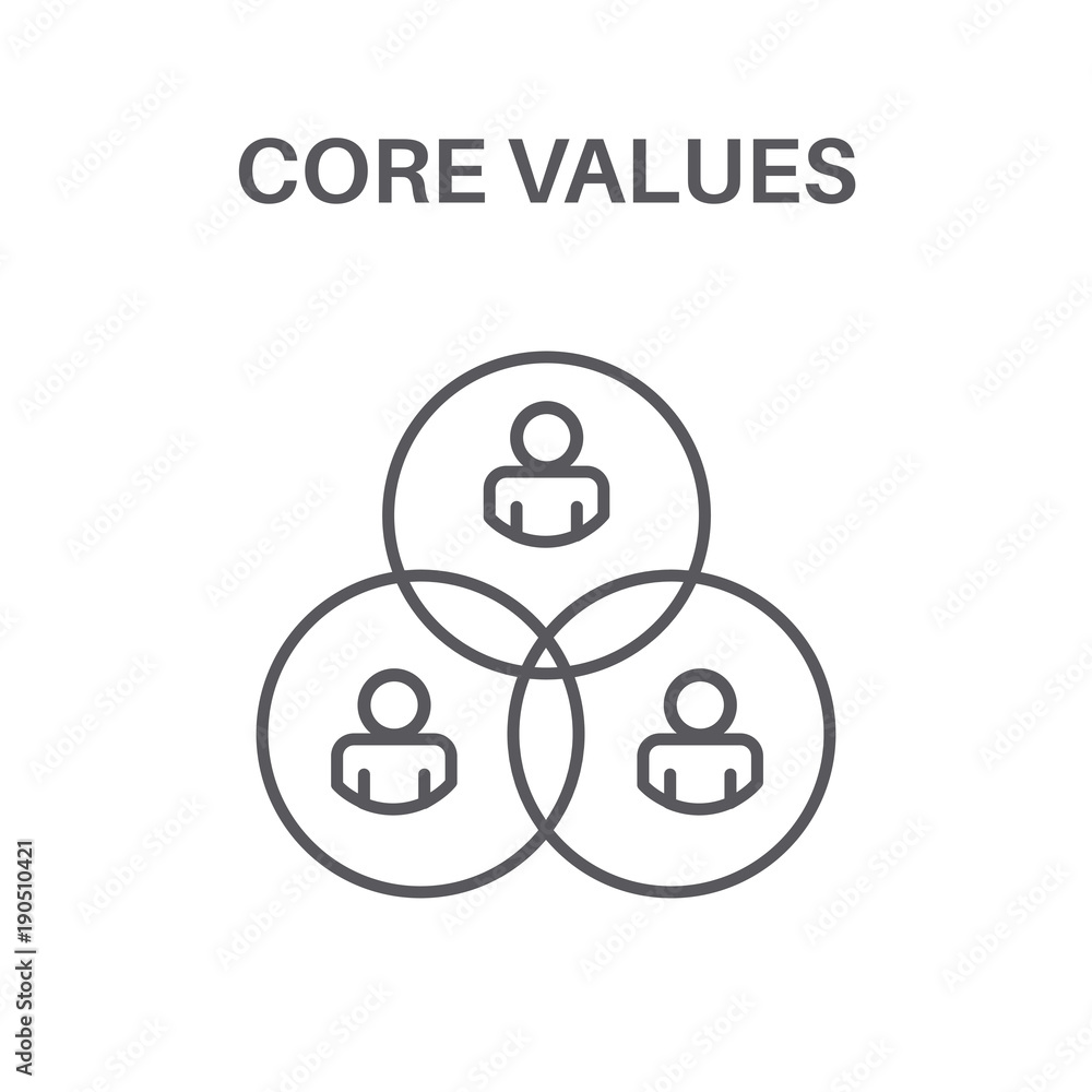 Core Values with Social Responsibility Image - Business Ethics and Trust Core Values with Social Responsibility Image - Business Ethics and Trust