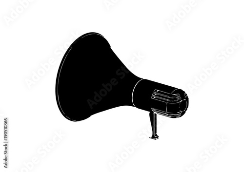 black mouthpiece on white