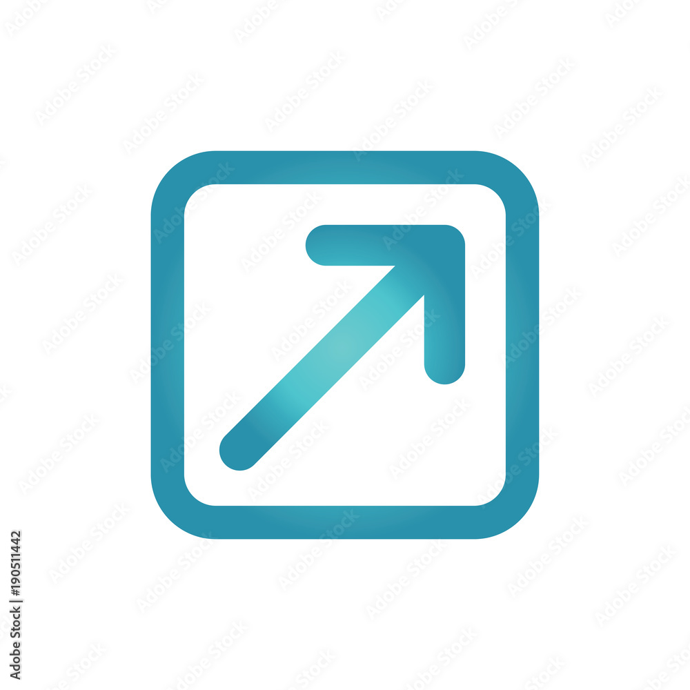 External Link Icon with Arrow showing the user that they leave the app External Link Icon with Arrow showing the user that they leave the app