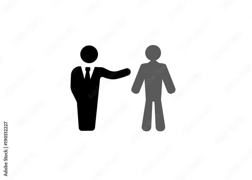 People business deal icon