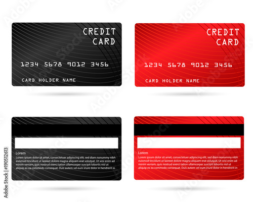 modern credit card, business VIP card, design for privilege member, member card, vector