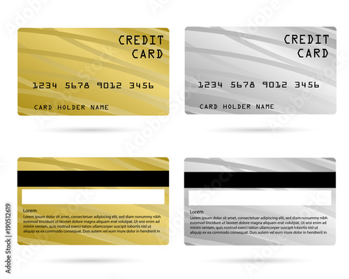 modern credit card, business VIP card, design for privilege member, member card, vector