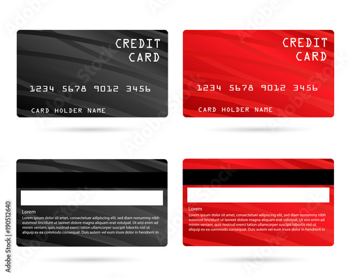 modern credit card, business VIP card, design for privilege member, member card, vector