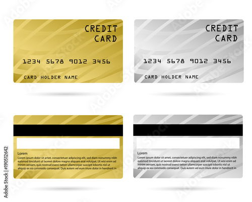 modern credit card, business VIP card, design for privilege member, member card, vector