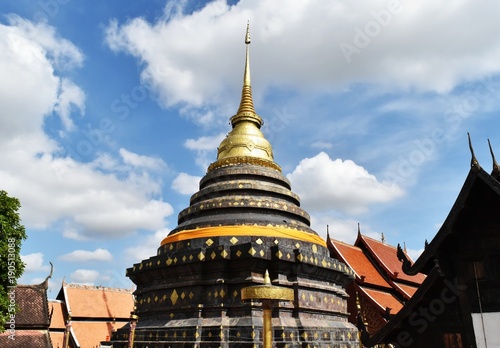 Phra That Lampang Luang pagoda in Lampang province in northern of Thailand