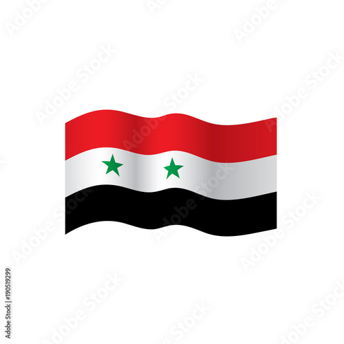 Syria flag  vector illustration