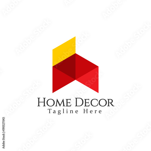 Home Decor Logo Vector Template Design
