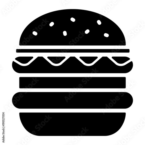 Fast Food Icon - Hamburger