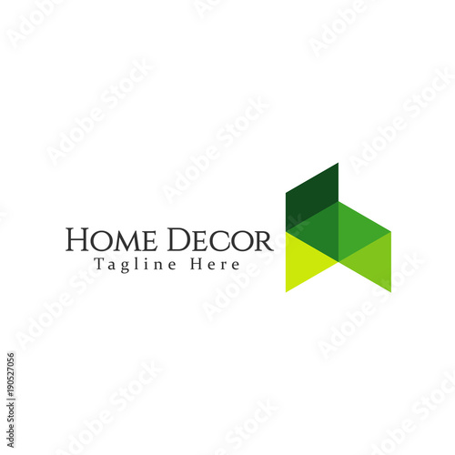 Bilde på lerret Home Decor Logo Vector Template Design