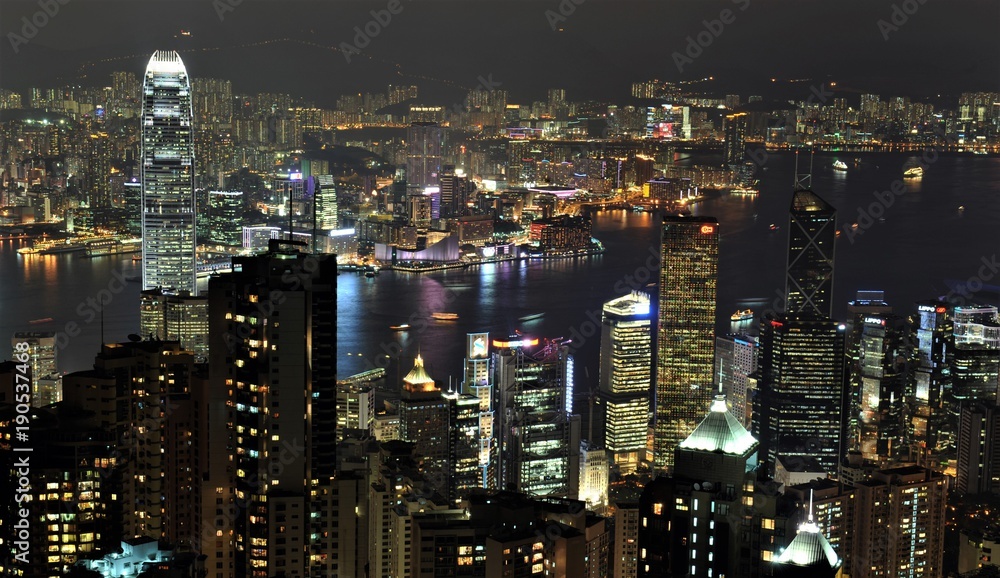 Hong Kong urban city view