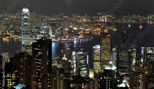 Hong Kong urban city view
