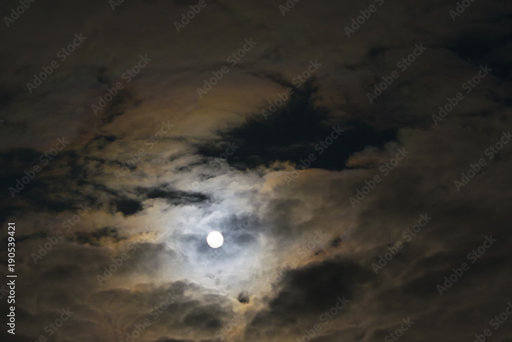 The moon at the nearest point to the earth in January 2018. The moon at the nearest point to the earth in January 2018.