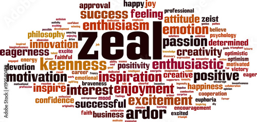 Zeal word cloud