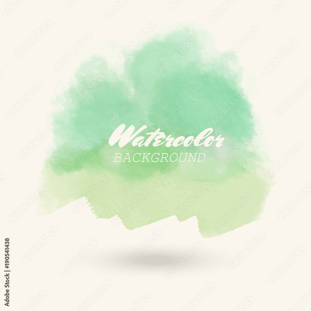 blue green watercolor background Stock Vector | Adobe Stock