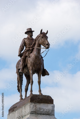 Statue von einem Reiter