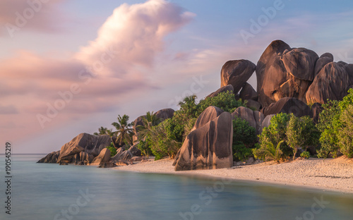 Anse Source d'Argent auf La Digue Seychellen