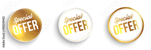 Special offer banner. Vector illustration.
