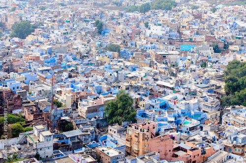 blue city of Jodhpur top view © Kawin2k