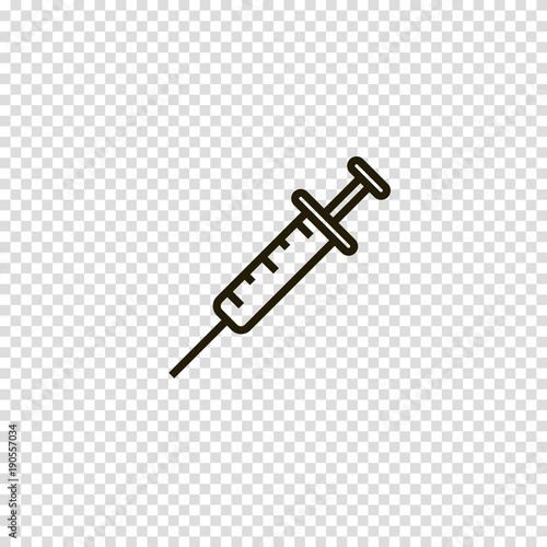 syringe vector icon