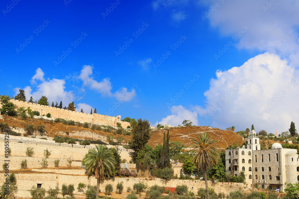 The Wall of the Old City of Jerusalem, Israel