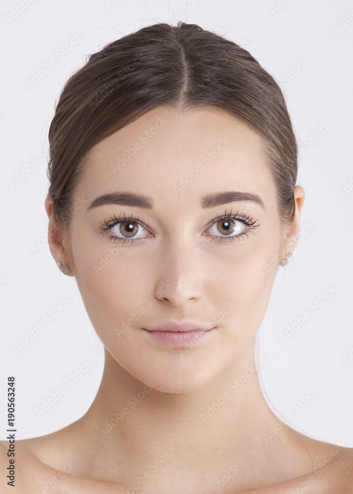 Portrait of a woman after a cosmetic procedure Portrait of a woman after a cosmetic procedure