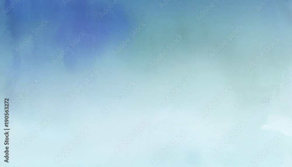 Watercolor abstract blue textured background. Sky. Watercolor abstract blue textured background. Sky.